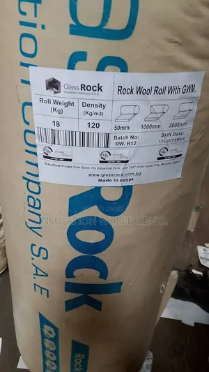 Rockwool Blanket 3m×1m×100mm With Ss Wire Mesh 1000°C