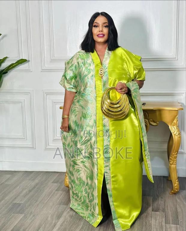 Original Brocade Material Nigerian Bou Bou Free Size - thumbnail 7