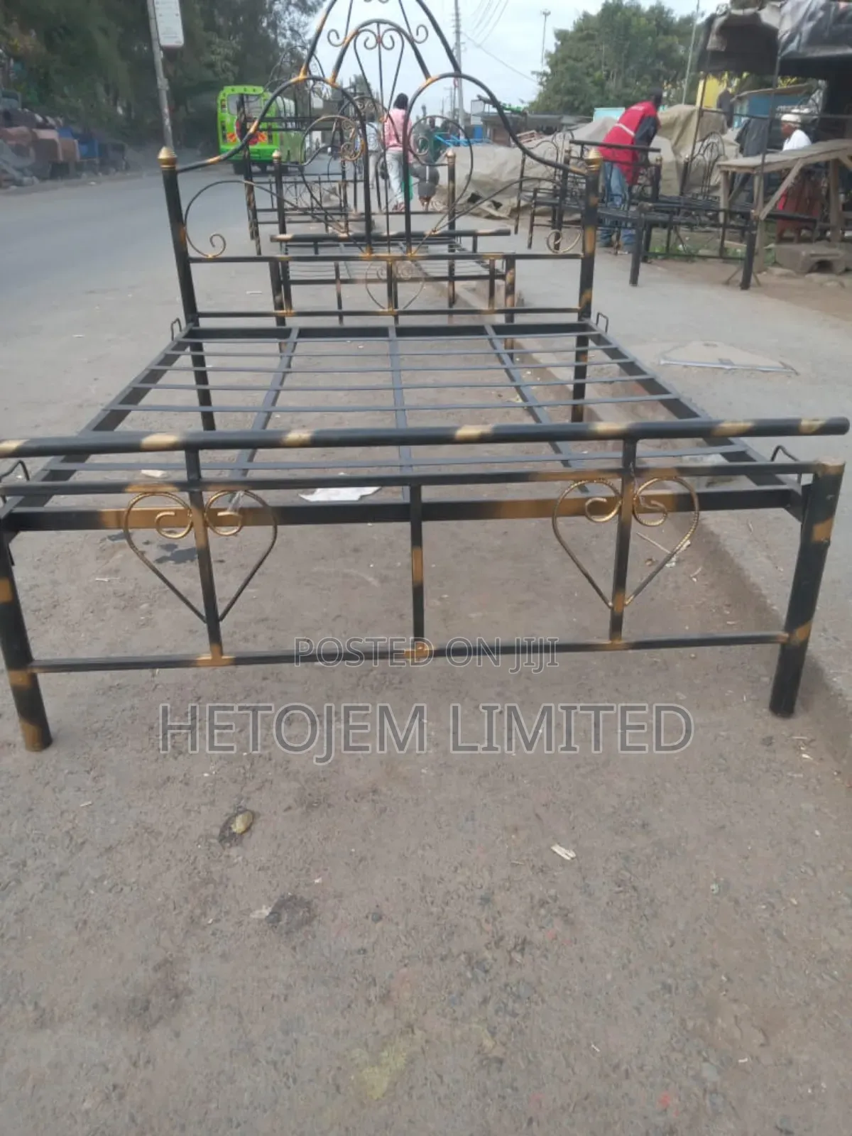 Kitanda Cha Chuma (Single Bed)-5×6ft