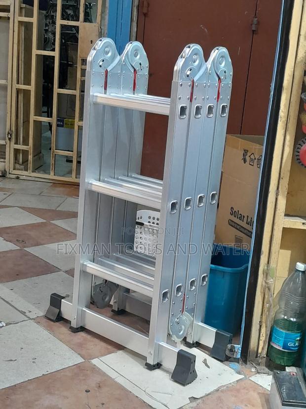 Aluminium Ladder 4*3 12 Foot Long - main view