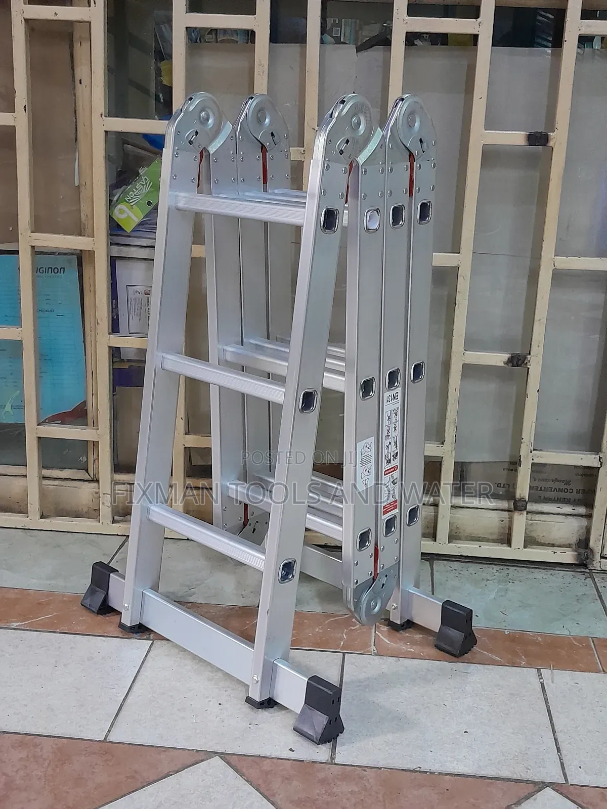 Aluminium Ladder 4*3 12 Foot Long
