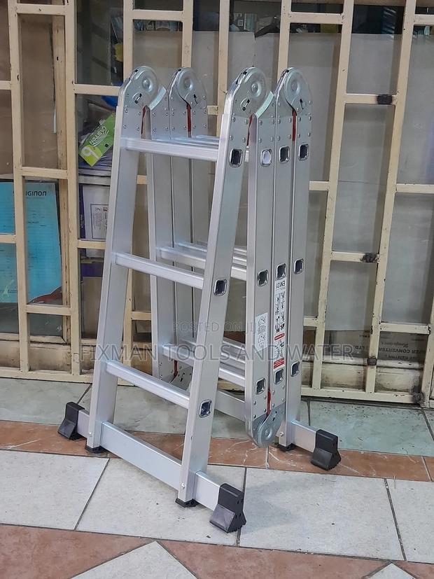 Aluminium Ladder 4*3 12 Foot Long - thumbnail 2