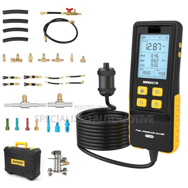 Autool Pt635 Digital Vehicle Fuel Pressure Tester Kit