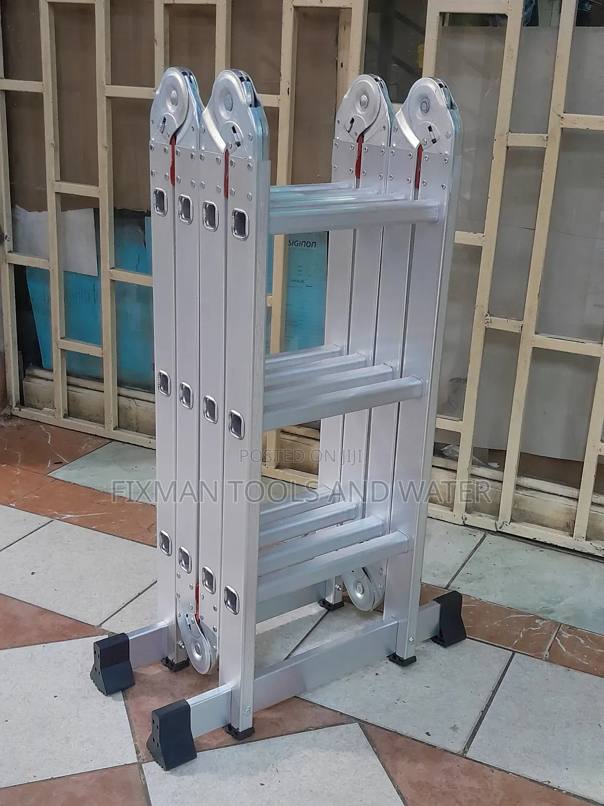 Strong Aluminium Ladder 12 Ft 150 Kg Max Load