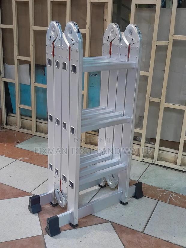 Strong Aluminium Ladder 12 Ft 150 Kg Max Load