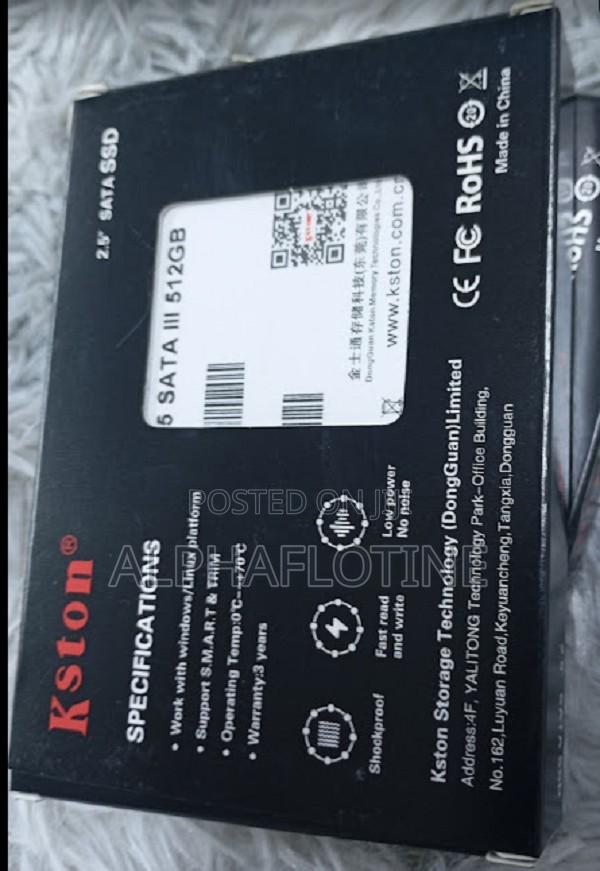 K Ston 2.5 Sata 3 512 Gb SSD - main view
