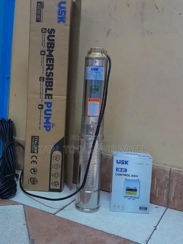 Silver Surface Submersible Water Pump 0.5hp 49m Head - main view