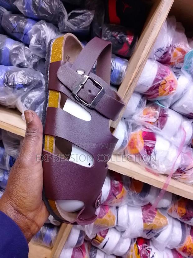 Cork Open Sandals - thumbnail 3