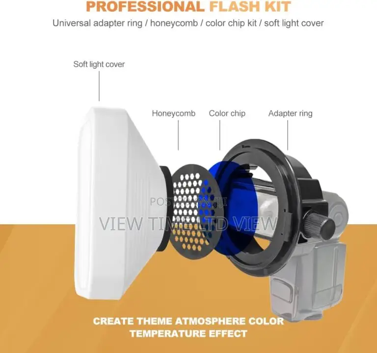 Lensgo Professional Flash Kit Flash Diffuser