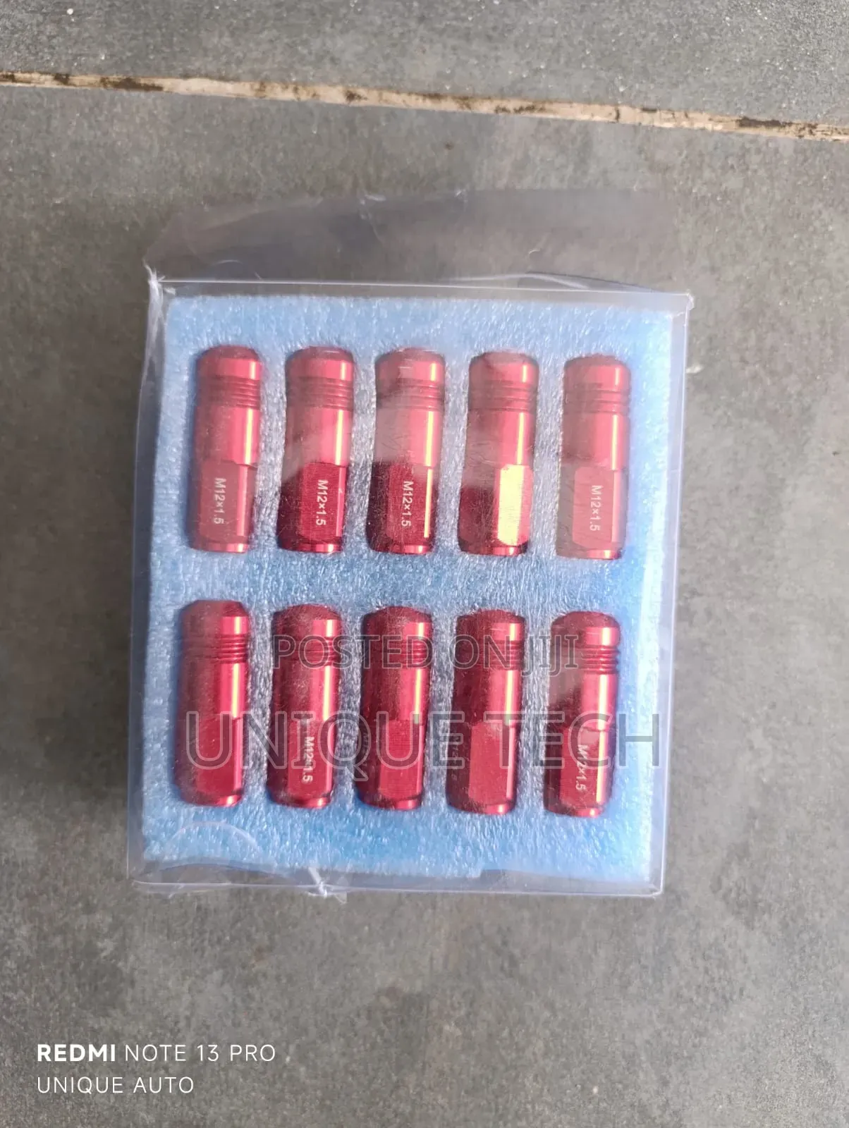 20pcs Lug Nuts 12×1.5 – Durable Wheel Nut Set