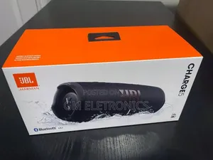 Original JBL Charge 5 Bluetooth Portable Speaker-Black.