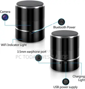 32gb Hd1080p Camera in Bluetooth Speaker,Nanny Cam With Wifi