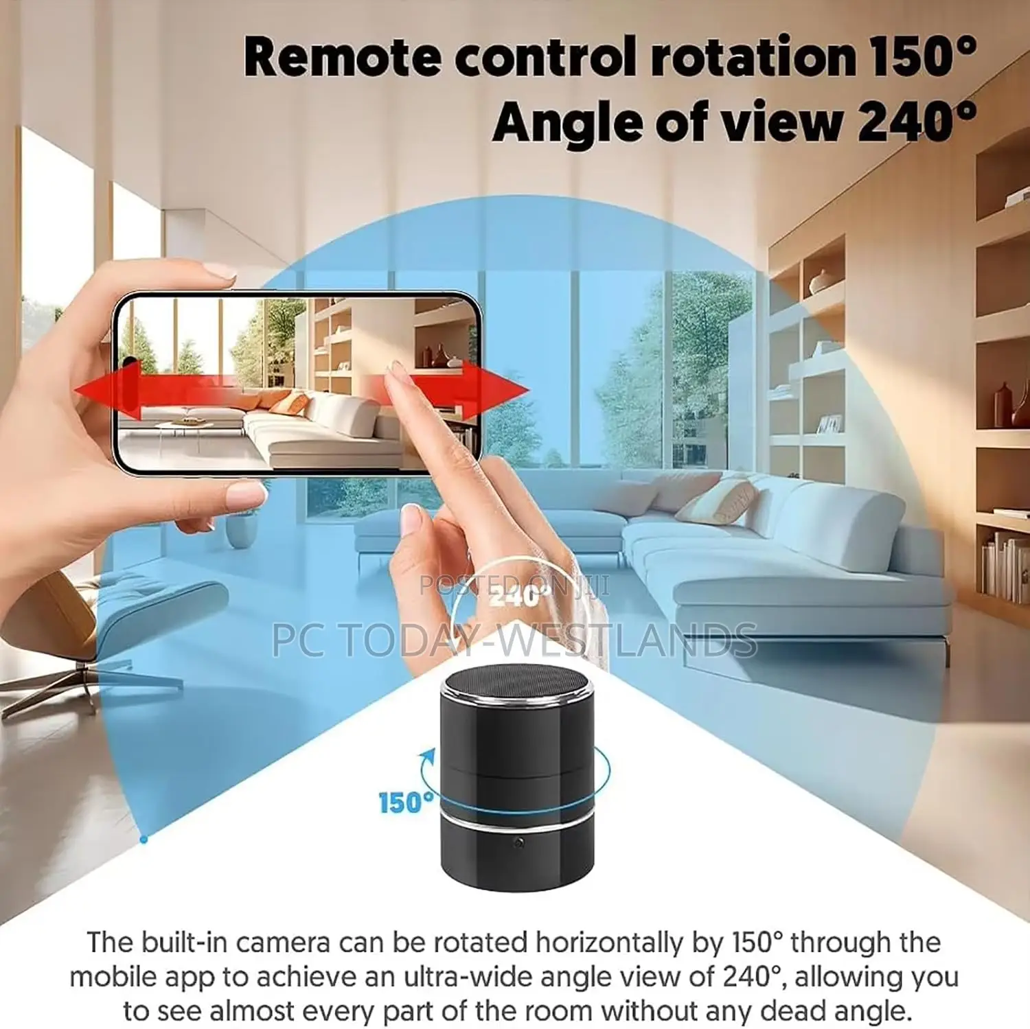 32gb Hd1080p Camera in Bluetooth Speaker,Nanny Cam With Wifi