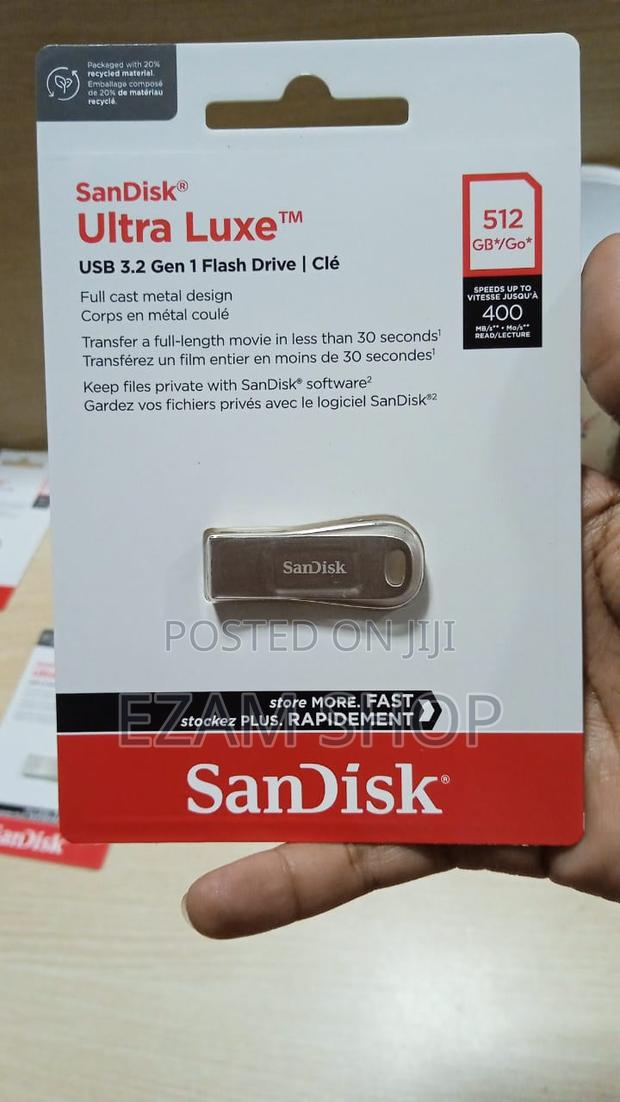 Sandisk Ultra Luxe Usb 3.2 Gen 1 Flash Drive 512 Gb