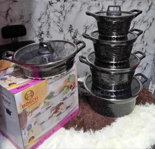 Bosch 10pcs Granite Cookware Set - main view