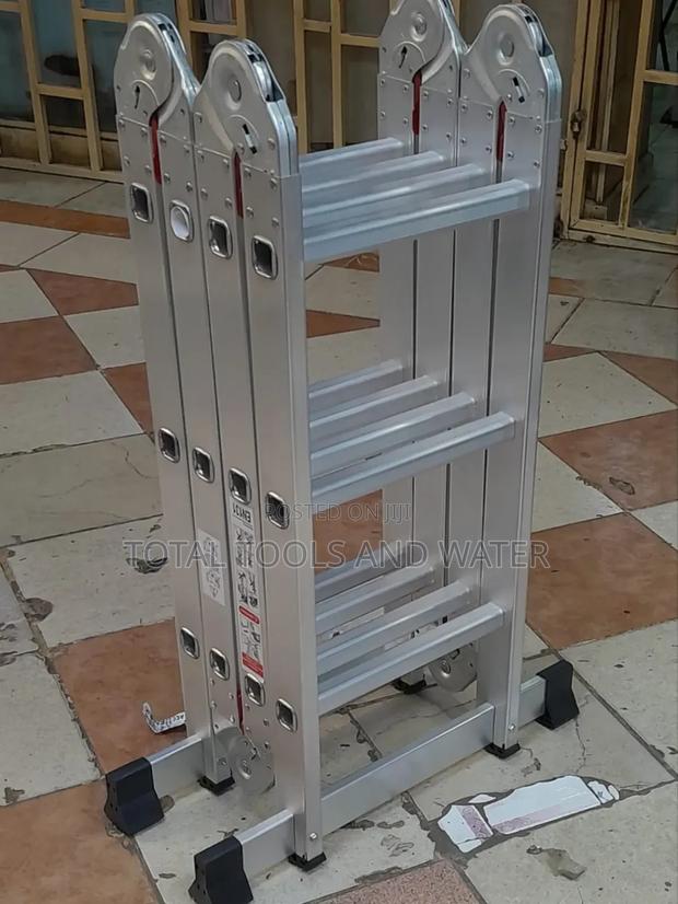 Portable Aluminium Ladder 12ft With Lock-on Joint