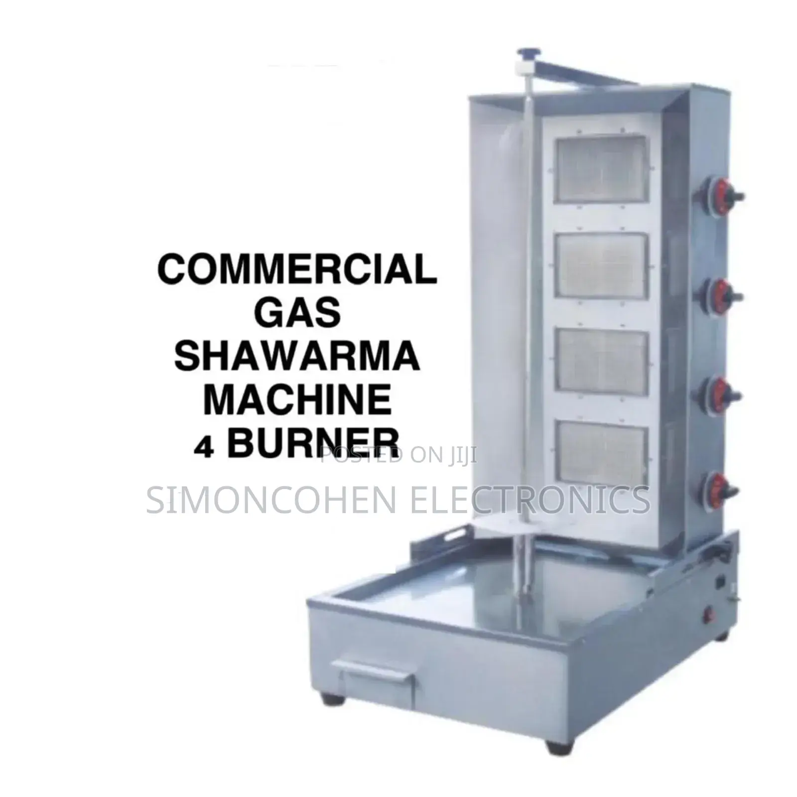 4 Burner
Commercial Gas Shawarma Machine