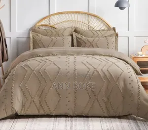 Tufted Duvets 6×7
Bedsheets: 1pc
Pillowcases:4pcs
Duvet:1pc