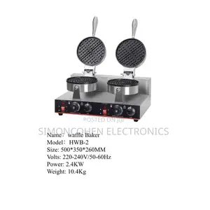 Double Commercial Waffle Makers