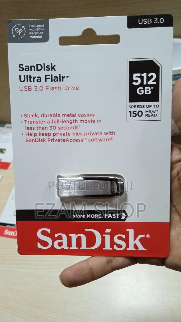Sandisk Ultra Flair Usb 3.0 Flash Drive 512gb