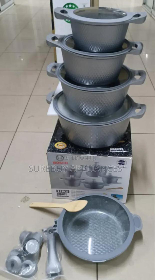 Bosch Germany Brand Granite Cooking Pots Heavy Duty