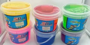 Containers Of "5d Crystal Color Slime," 500g