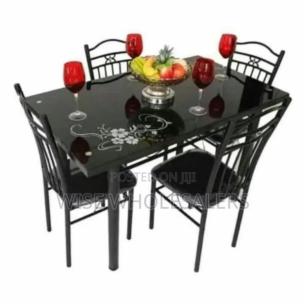 *Glass Dining Table 4-seater Dt-129