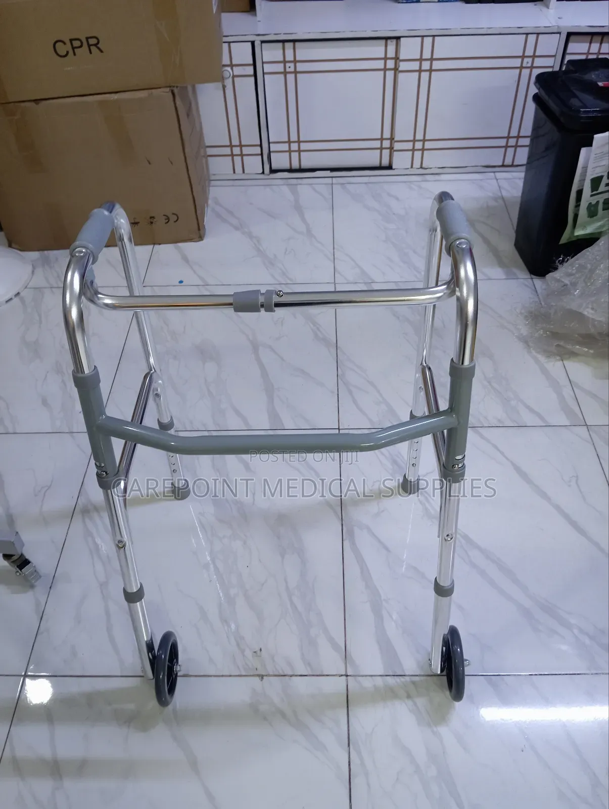 Walking Frame With Wheels.