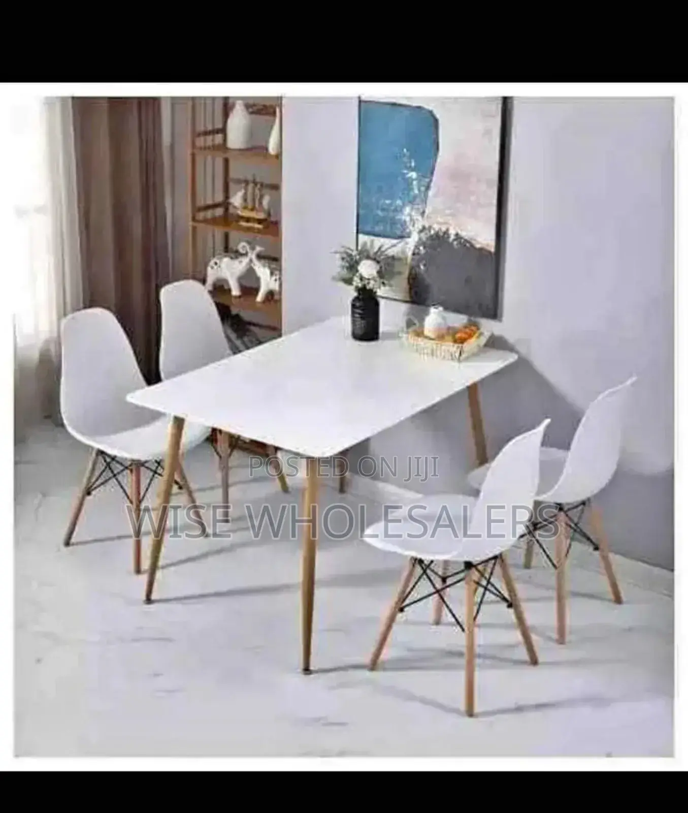 *Wooden Dining Table
Available In Black And White