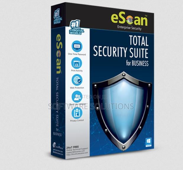 Escan Total Security Suite - main view