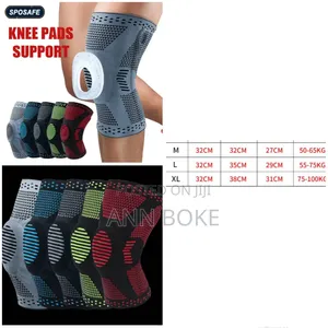 Sports Compression Padded Knee Support Sleeves