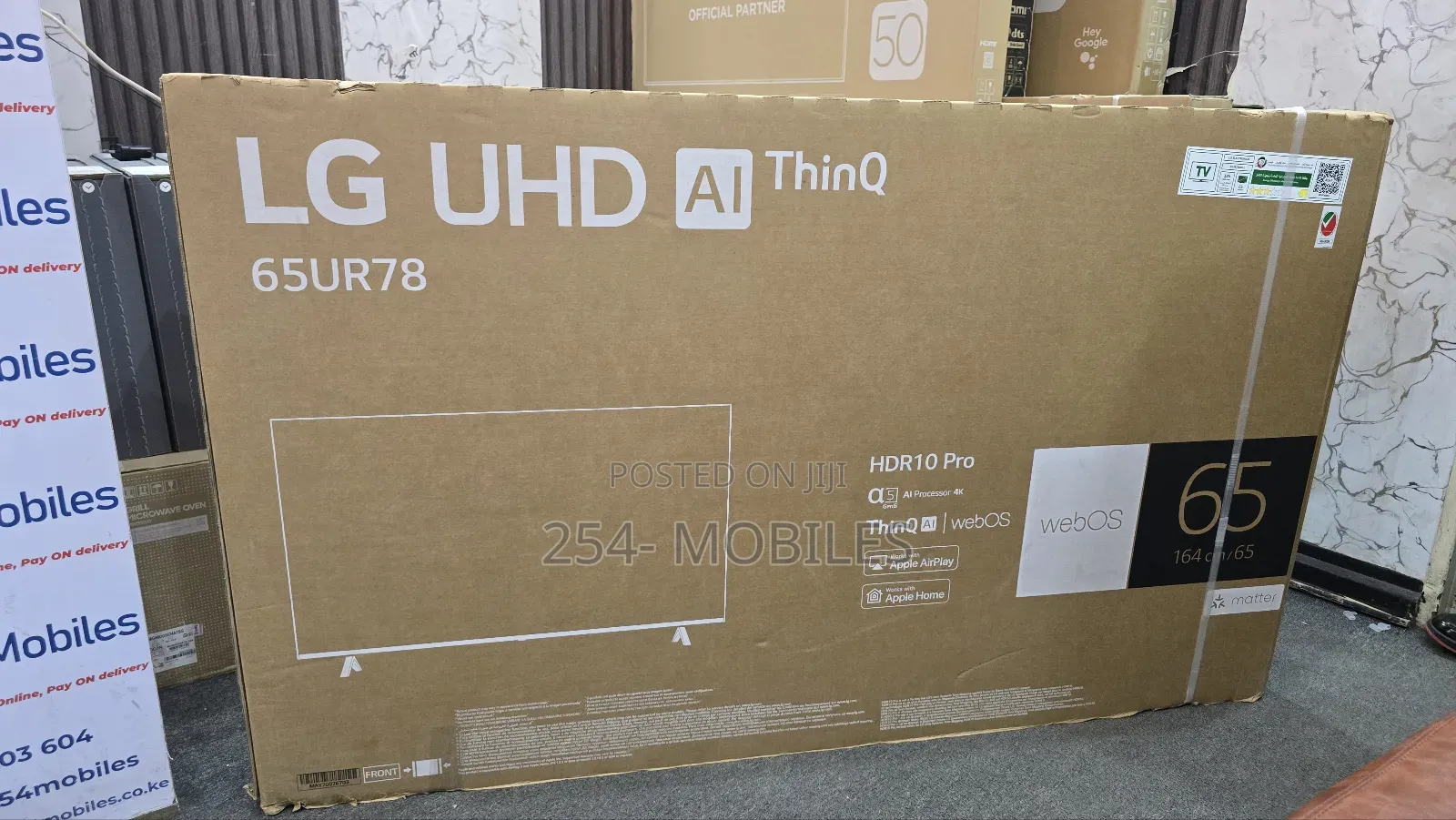 Lg 65 Inch Smart Uhd Tv Ur78 Webos Ai Thinq Magic Remote