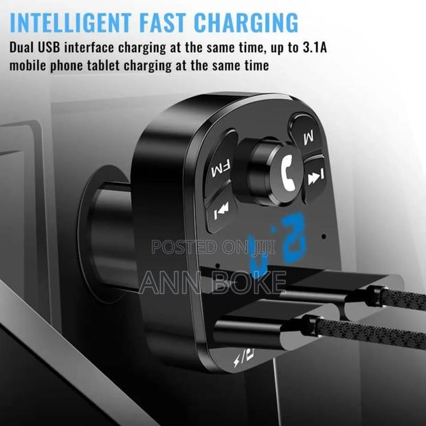 Car Charger Fm Transmitter,Mp3 Player , Hands Free Call - thumbnail 3