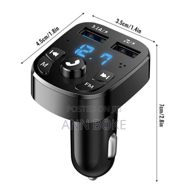 Car Charger Fm Transmitter,Mp3 Player , Hands Free Call - thumbnail 4