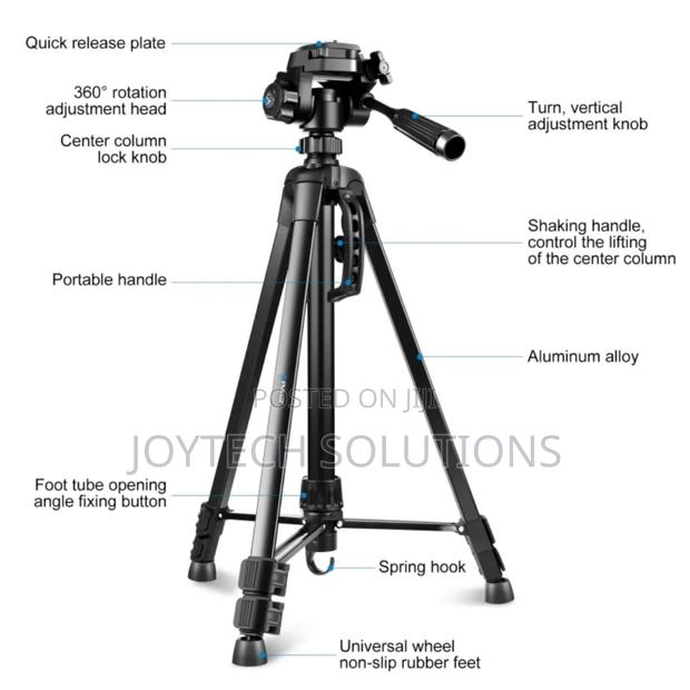 Weifeng Wt3520 Phone and Camera Tripod Stand - thumbnail 2