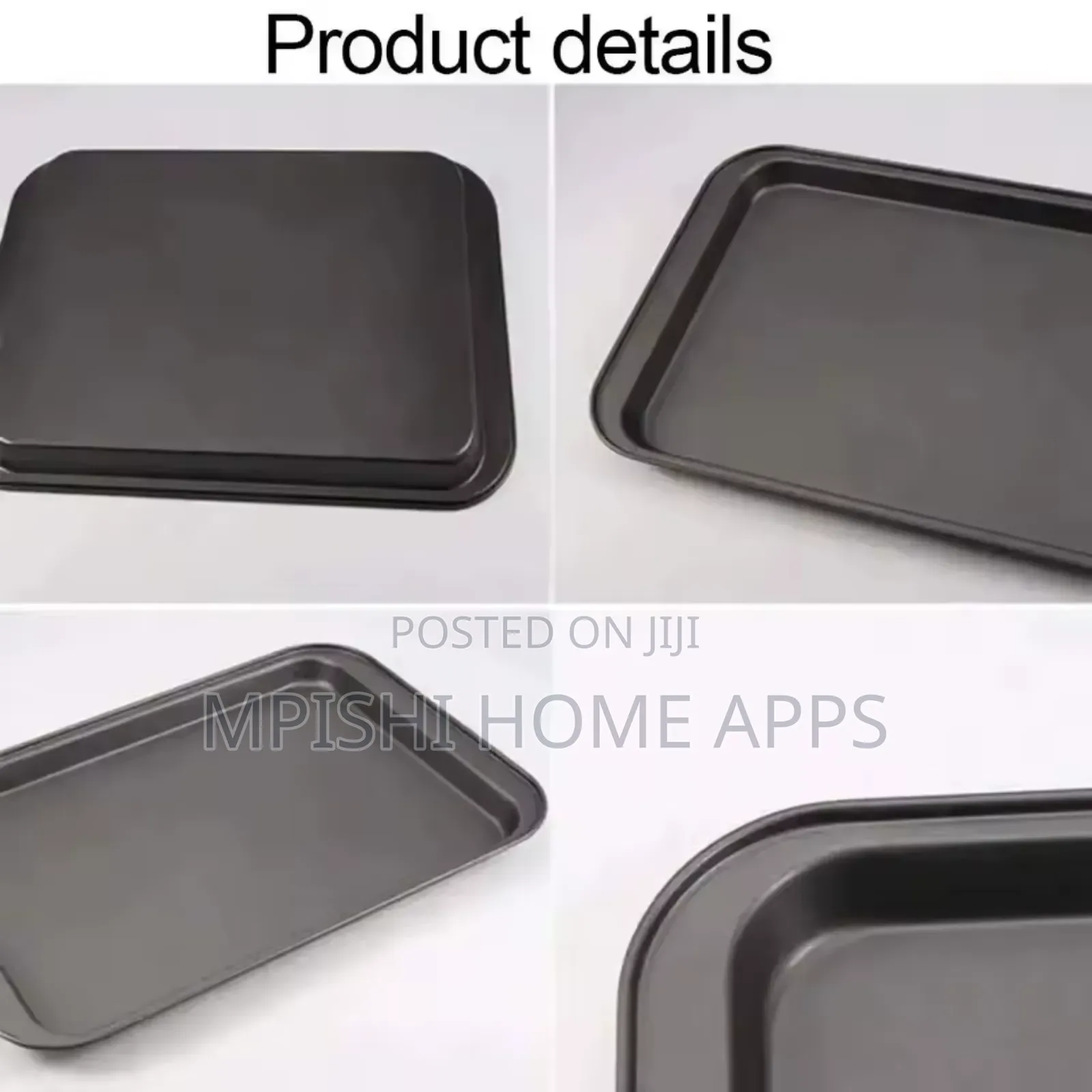 *Rectangular Baking Tin Tray - Big 36x48cm