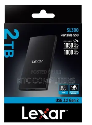 Lexar Sl300 External Portable SSD 2tb, Up to 1050mb/S Read