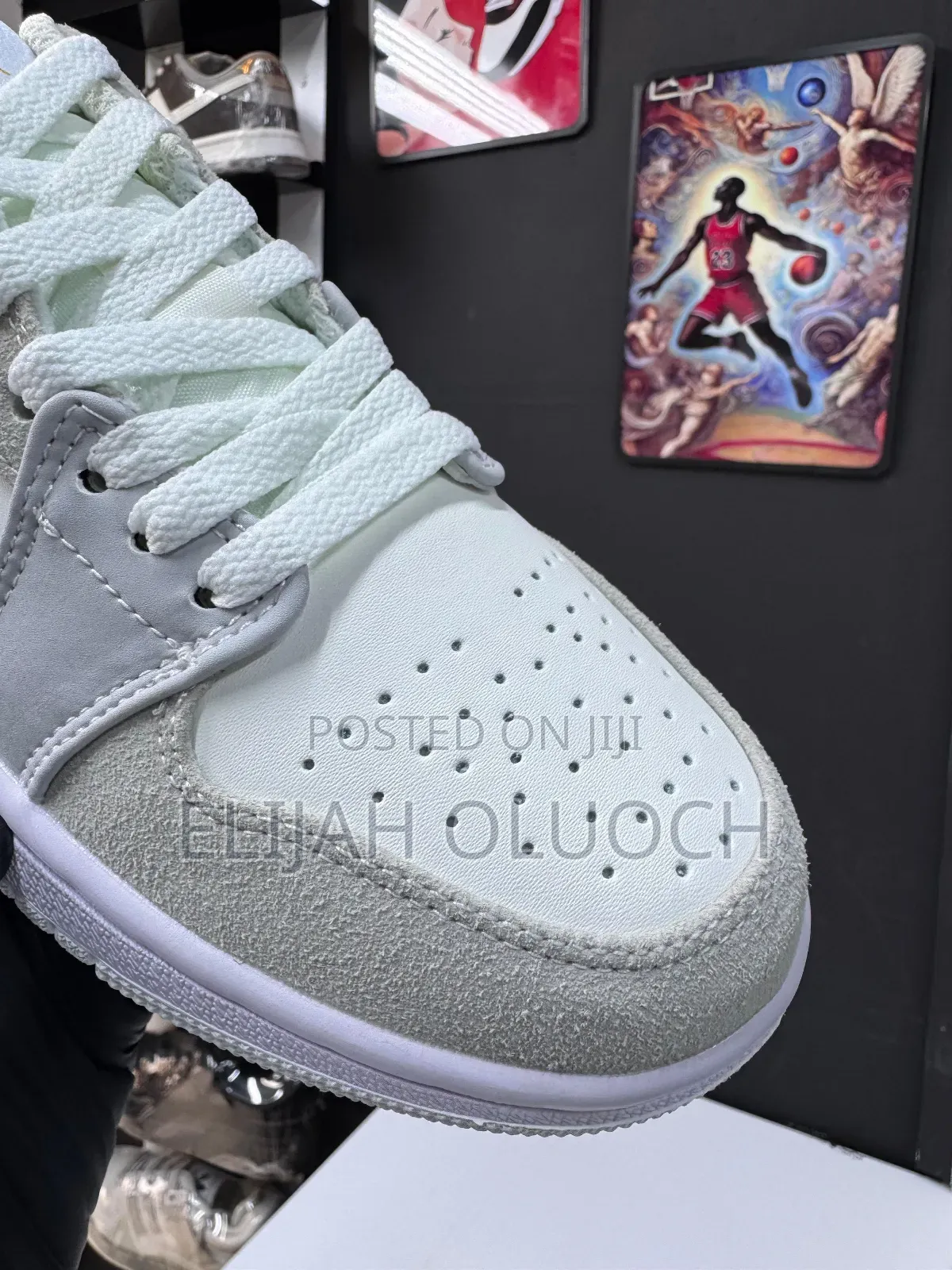 Quality Grey Jordan 1 Low Cut Shoe