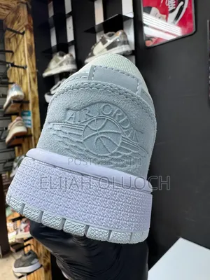 Quality Grey Jordan 1 Low Cut Shoe