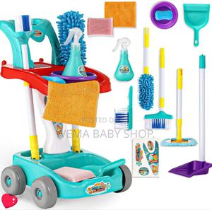 Kids Cleaning Cart Pretend Toys - main view