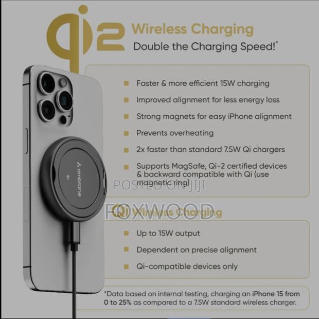 Magsafe 15w Wireless Charger With Rotating Stand - thumbnail 7