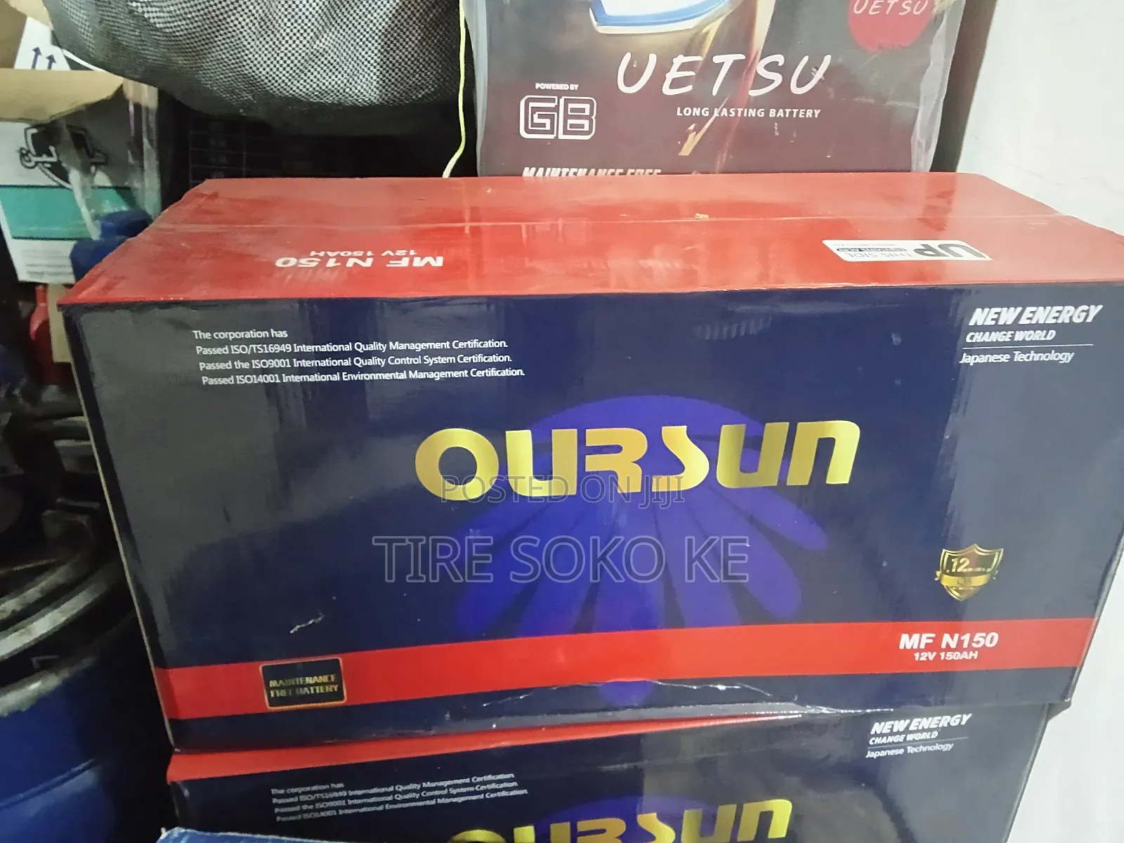 N150 Oursun Maintenance Free Battery