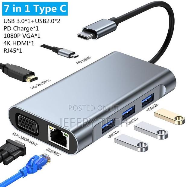 (7 in 1 A)4/5/8/11-in-1 Usb C Hub 3.0 Type C Dock Splitter M