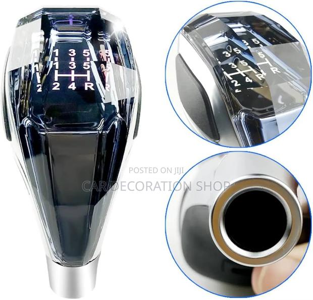 Universal Led Crystal Handle Manual Gear Shift Knob 5speed - main view