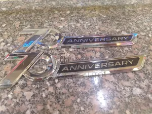 70th Anniversary Side. Emblem Logo For Land Cruisers