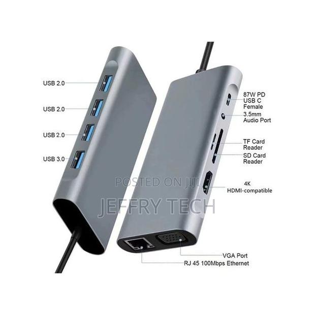 11 in 1 Usb-C / Type-C to Usb Docking Station - main view