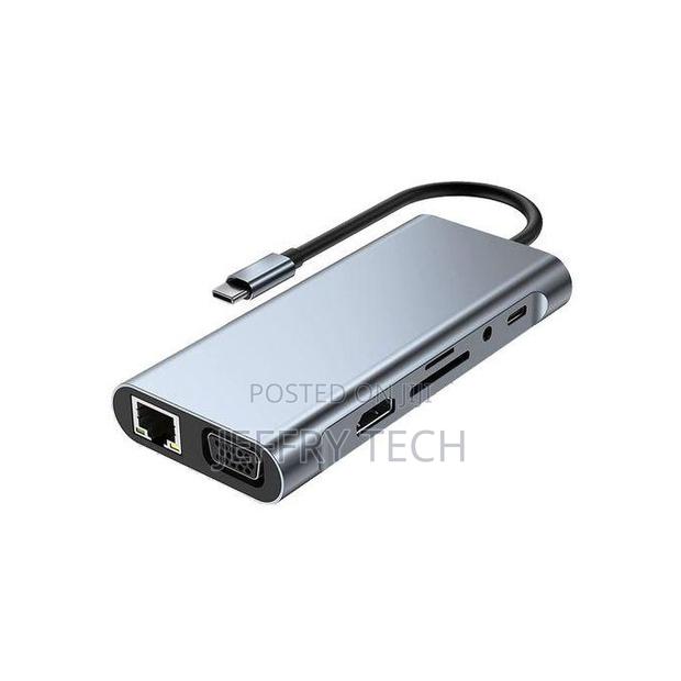11 in 1usb C Hub Docking Station With Hdmi-Compatible, Vg