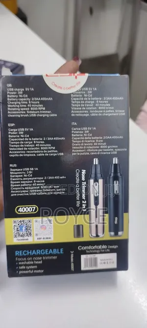 Nose Trimmer 2 in 1