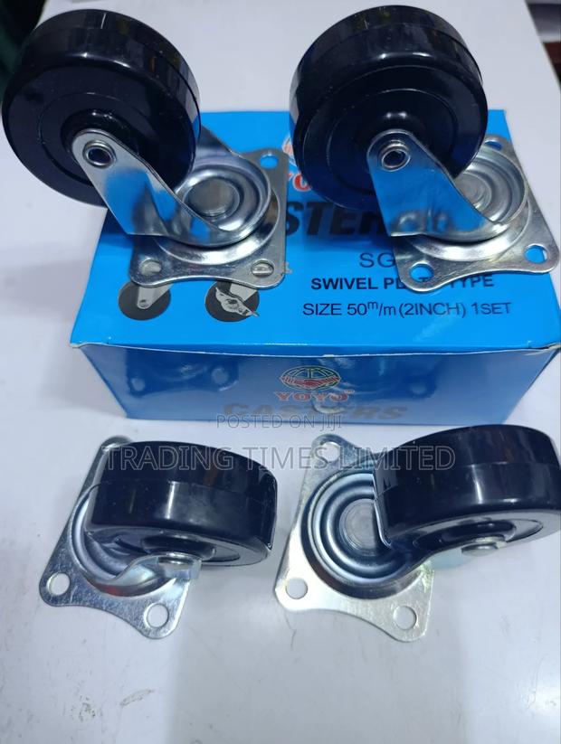4 PCS 2 Inch Castor Wheel With Out Brake - thumbnail 2