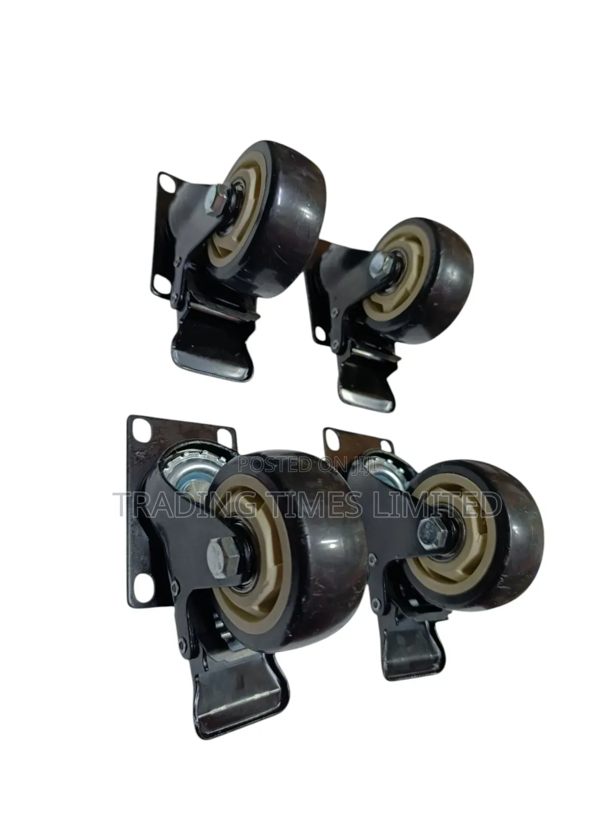2 Inch Heavy Duty B/W Castor Wheels With Brake